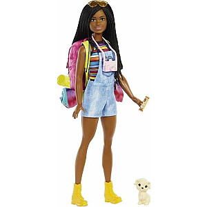 „Barbie Mattel“ stovyklavimo lėlė – Bruklinas ir priedai (HDF74)