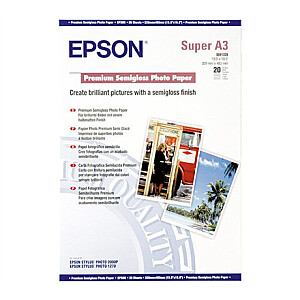 Epson Semigloss Photo Paper DIN A3+, 250g/m2, 20 sheets Epson