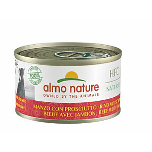 ALMO Nature HFC NATURAL jautiena ir kumpis - šlapias maistas suaugusiems šunims - 95 g