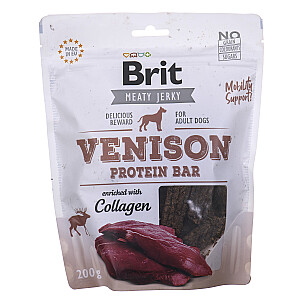 Протеиновый батончик Brit Jerky Venison для собак, 200 г