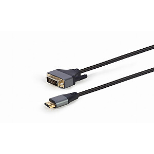 Gembird vaizdo kabelio adapteris CC-HDMI-DVI-4K-6 1,8 m HDMI tipas A (standartinis) juodas