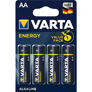 Varta Energy AA Одноразовая батарейка Щелочная