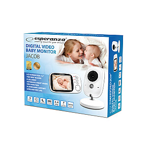Esperanza EHM002 LCD kūdikių monitorius 3,2" baltas
