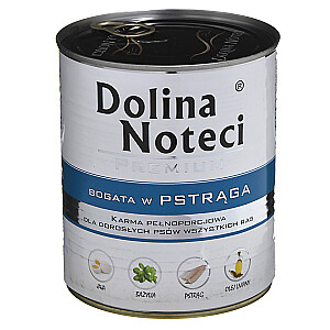 VALLEY NOTECI Premium rich upėtakis - šlapias maistas šunims - 800g