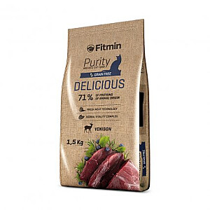 FITMIN Purity Delicious сухой корм для кошек 1,5 кг взрослый