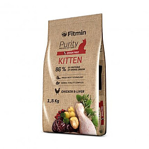 FITMIN Purity Kitten сухой корм для кошек 1,5 кг