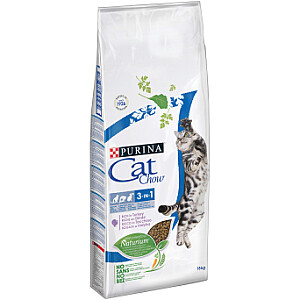 Purina Cat Chow 3in1 сухой корм для кошек 15 кг Adult Турция