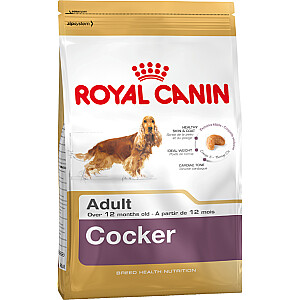 Royal Canin Cocker Adult 12 kg Kukurūzai, paukštiena, ryžiai