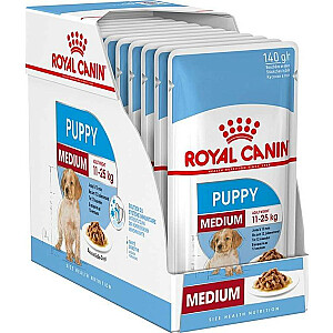 Royal Canin Puppy Medium 10x140g