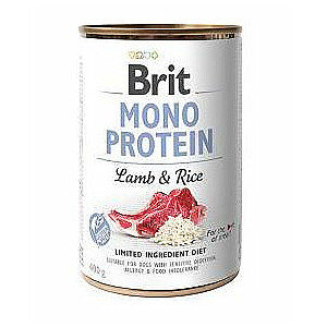 Brti Monoprotein Lamb rudieji ryžiai - 400g