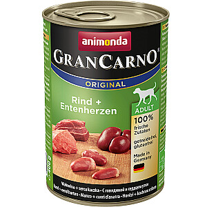 animonda GranCarno Original Jautiena, Antis suaugusiems 400 g