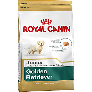 „Royal Canin“ auksaspalvis retriveris, jaunesnis naminių paukščių šuniukas, 12 kg