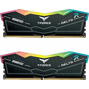 Pamięć Team Group T-Force Delta RGB, DDR5, 32 ГБ, 6400 МГц, CL40 (FF3D532G6400HC40BDC01)