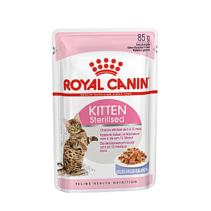 „Royal Canin“ skaidrė 1–5 iš 8 sterilizuota kačiuko želė 12x85 g