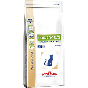 Royal Canin Urinary S/O Moderate Calorie sausas maistas katėms 9 kg Suaugusiems