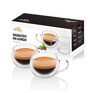 ETA Lungo cups ETA518091010 For coffee, 2 pc(s), Dishwasher proof, Glass