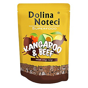 Dolina Noteci Superfood - Kengūros ir jautienos - Šlapias maistas šunims - 300g