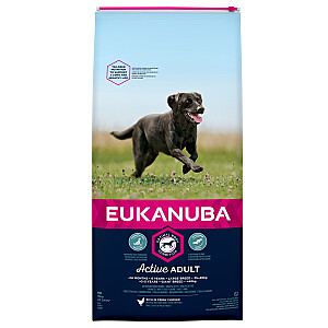 Eukanuba suaugusių didelių veislių viščiukai 15 kg