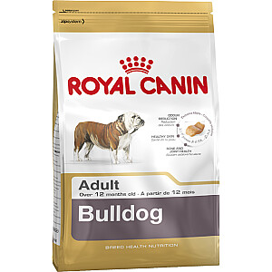 Royal Canin Bulldog Adult 12 kg, paukštiena, ryžiai