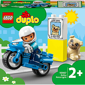Policijos dviratis Lego duplo (10967)