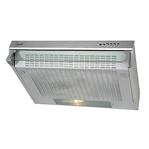 Gartraukis CATA Hood F-2260 X D energijos vartojimo efektyvumo klasė, Plotis 60 cm, 311 m³/h, Mechaninis valdymas, LED, Inox