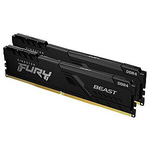 „Kingston Fury Beast“ 16 GB [2x8 GB DDR4 CL16 DIMM 2666 MHz]