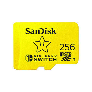 „SanDisk Ultra microSDXC 256“ Nintendo jungiklis 100/90 МБ / с A1 UHS-I
