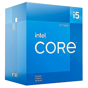 CPU CORE I5-12400F S1700 BOX/2.5G BX8071512400F S RL4W IN