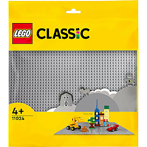 Серая опорная плита LEGO Classic 11024
