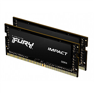 „Kingston Fury Impact“ 16 GB [2x8 GB DDR4 CL20 SODIMM 3200 MHz]