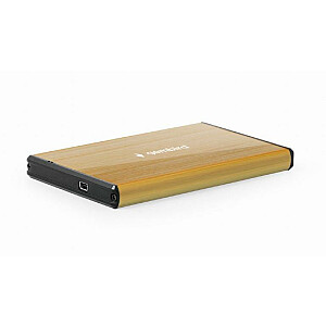 HDD CASE EXT. USB3 2,5 colio / GOLD EE2-U3S-3-GL GEMBIRD