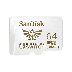„SanDisk Ultra microSDXC 64“ Nintendo jungiklis 100/60 МБ / с A1 UHS-I