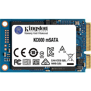 Твердотельный накопитель Kingston KC600 256 ГБ mSATA SATA III (SKC600MS / 256G)