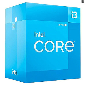 Процессор INTEL Desktop Core i3 Alder Lake 3300 МГц Ядра 4 12 МБ Socket LGA1700 60 Вт GPU UHD 730 BOX BX8071512100SRL62