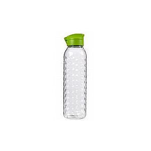 Taškinis butelis 0,75 l skaidrus / žalias