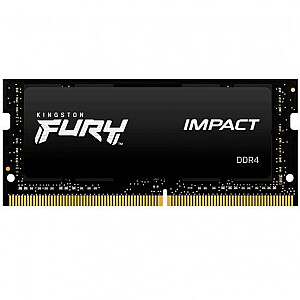 „Kingston Fury Impact 8 ГБ [1x8 ГБ, DDR4 CL15 SODIMM, 2666 МГц]