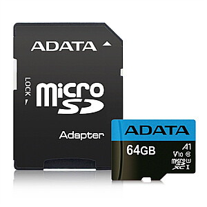 „ADATA 64GB Micro SDXC V10 85MB / s + Ad.