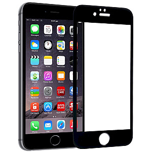 Fusion Full Glue 5D grūdinto stiklo ekrano apsauga, skirta „Apple iPhone 6 / 6S Black“