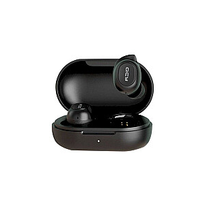 „QCY T9 Airpods Bluetooth 5.0“ ausinės su mikrofonu (MMEF2ZM / A) Juoda IPX4
