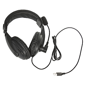 „Audiocore AC862 Plug & Play“ USB ausinės su mikrofonu ir 1,5 m laidu