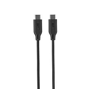 Silicon Power Boost Link PVC LK15CC USB laidas 1 m USB-C iki USB-C Black