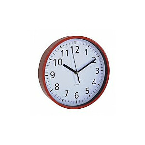 Часы настенные Ø 25,5 см красные