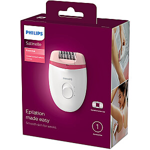 Epiliatorius Philips Satinelle Essential BRE235/00 Rožinė, balta
