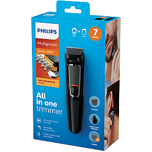 Philips MULTIGROOM Series 3000 7-в-1, для лица и волос MG3720/15