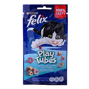 Креветки FELIX PlayTubes запеченные с рыбой 50г