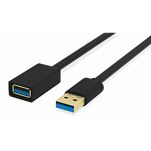 Удлинительный кабель KRUX USB 3.0 Type A / Type A 1,5 м