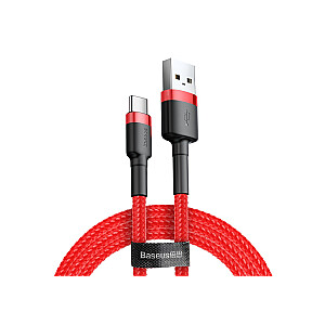 Baseus Cafule USB laidas 2 m USB 2.0 USB A USB C Raudona