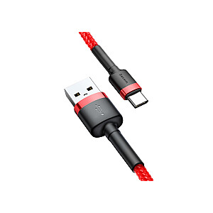 Baseus Cafule USB laidas 2 m USB 2.0 USB A USB C Raudona