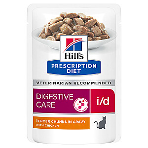 HILL "S Prescription Diet Digestive Care i / d Feline su vištiena - šlapias maistas katėms - 85 g