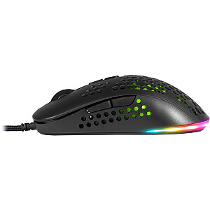 Игровая, оптическая, проводная мышь DEFENDER GM-620L SHEPARD 12800dpi 7P RGB